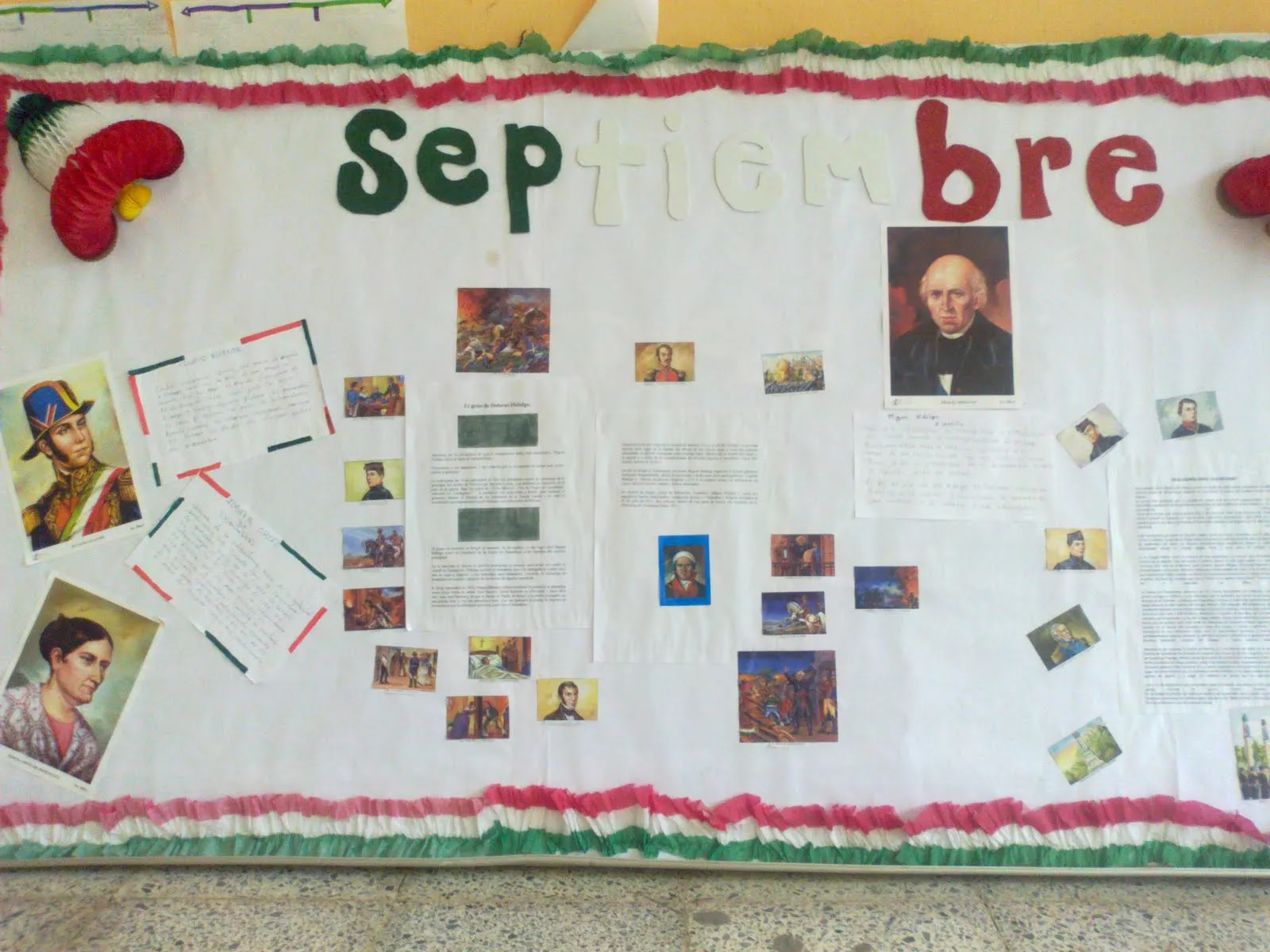 Telesecundaria "20 de Noviembre": Periódico Mural Septiembre Telesecundaria "20 de Noviembre": Periódico Mural Septiembre