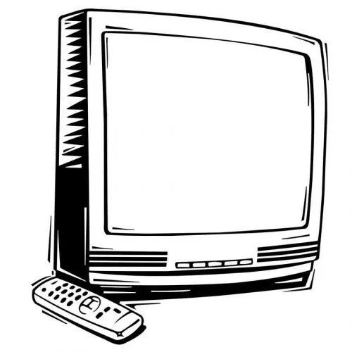 Día de la Televisión – para pintar | Colorear imágenes Día de la Televisión – para pintar | Colorear imágenes