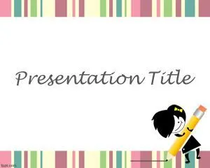 Tema de Juegos Educativos para PowerPoint PPT Template