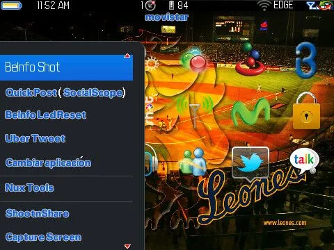 Tema de #Leones del Caracas en exclusiva para Blackberry by ...