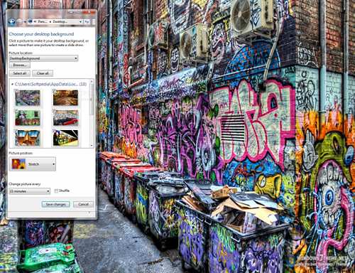 Tema de Windows 7 dedicado a los grafitis | PlanetaWindows