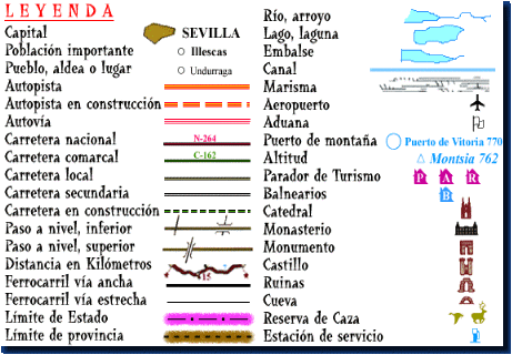 Nombres de los signos convencionales - Imagui Nombres de los signos convencionales - Imagui