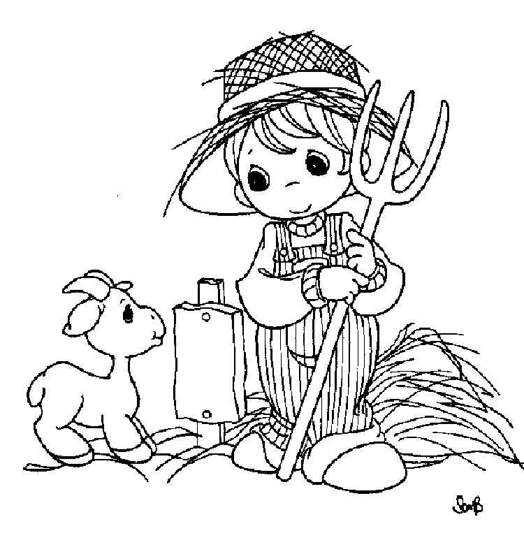 Temas para niños: Precious Moments (para colorear) Temas para niños: Precious Moments (para colorear)