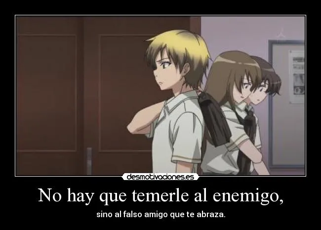 No hay que temerle al enemigo, | Desmotivaciones No hay que temerle al enemigo, | Desmotivaciones