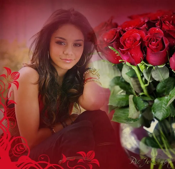 Como Editar mis Fotos: Fotomontaje de Rosas Rojas Como Editar mis Fotos: Fotomontaje de Rosas Rojas