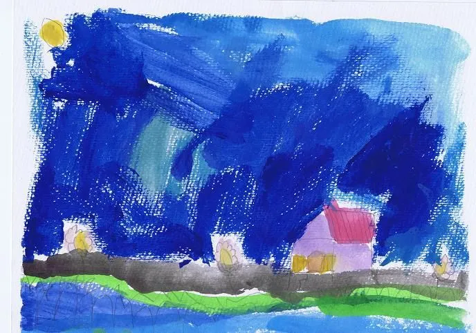 tempera paisaje loli peralta - Artelista.com tempera paisaje loli peralta - Artelista.com