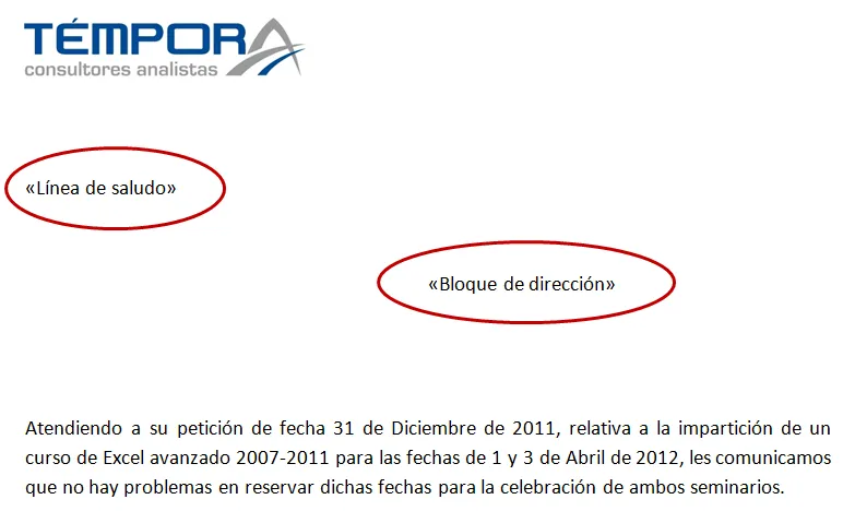 témporaExcel: Combinar correspondencia Word - Excel témporaExcel: Combinar correspondencia Word - Excel