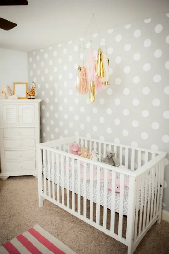 Tendencia decoración bebés: paredes a lunares | DECORACIÓN BEBÉS Tendencia decoración bebés: paredes a lunares | DECORACIÓN BEBÉS