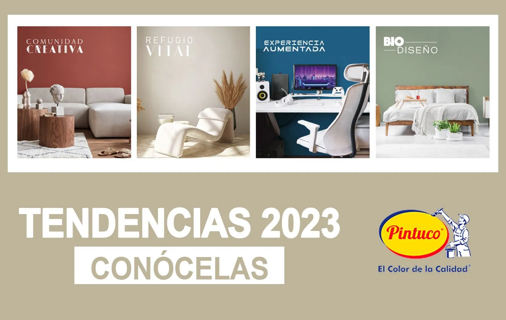 Tendencias de color Pintuco 2023 para el diseño de interiores | Construcolor Ciudad Bolívar Tendencias de color Pintuco 2023 para el diseño de interiores | Construcolor Ciudad Bolívar