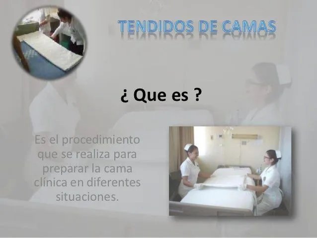 Tendidos de cama Tendidos de cama