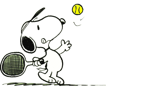 Tenista dice ver a Snoopy - Taringa!