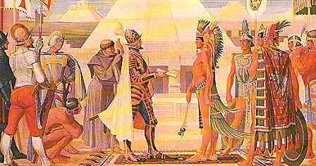 GRAN TENOCHTITLAN, El Encuentro de Cortés y Moctezuma GRAN TENOCHTITLAN, El Encuentro de Cortés y Moctezuma