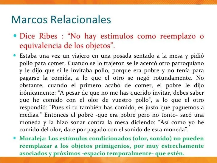 7 TEORIA DE LOS MARCOS RELACIONALES