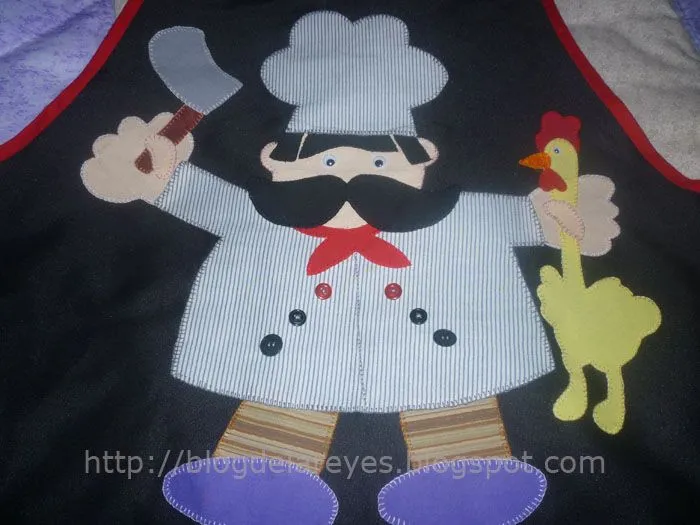 Terapia de punto de cruz: MI COCINERO TERMINADO Terapia de punto de cruz: MI COCINERO TERMINADO