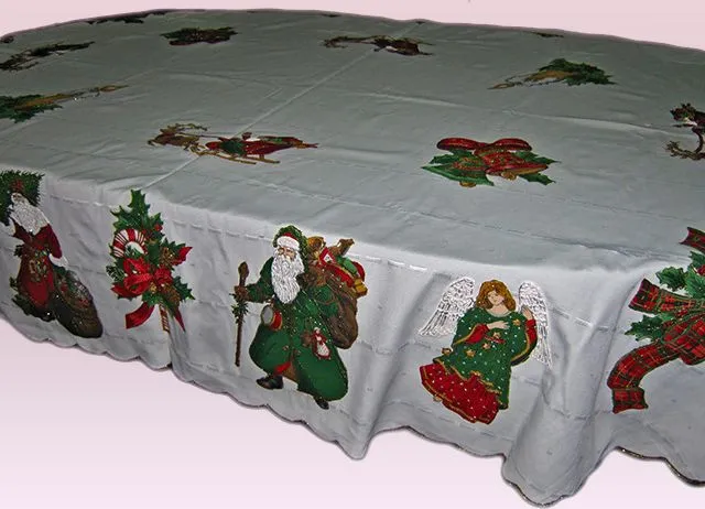 TereArte | Mantel navideño con bordado líquido TereArte | Mantel navideño con bordado líquido