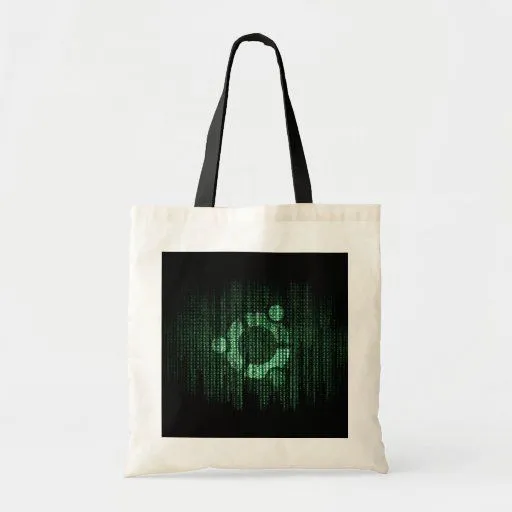 Terminal verde de Linux Bolsa Tela Barata | Zazzle