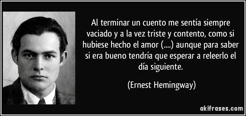 Al terminar un cuento me sentía siempre vaciado y a la vez... Al terminar un cuento me sentía siempre vaciado y a la vez...