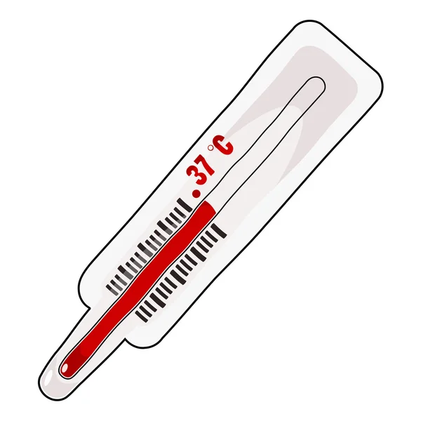 Termómetro de dibujos animados — Vector stock © lineartestpilot ... Termómetro de dibujos animados — Vector stock © lineartestpilot ...