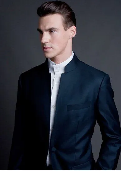 Ternos con Estilo Asiático - Cuello Mao ~ Elegantísimo Ternos con Estilo Asiático - Cuello Mao ~ Elegantísimo