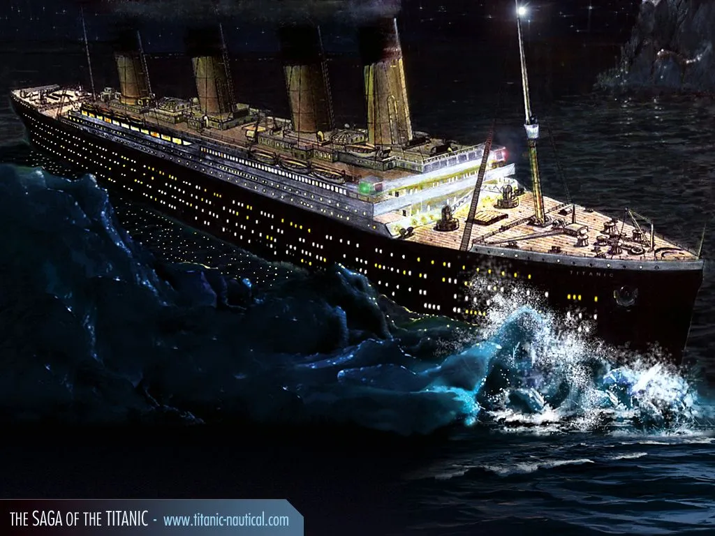 ... : Los terroristas secretos - Capitulo V , El hundimiento del Titanic