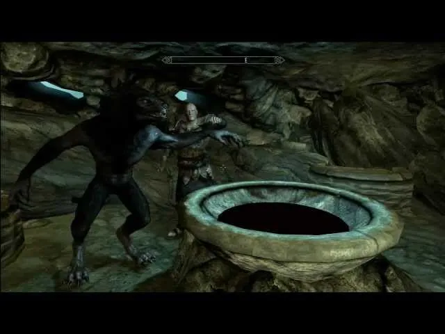 TES V Skyrim - Hombre-lobo Vs Dragón - - YouTube TES V Skyrim - Hombre-lobo Vs Dragón - - YouTube