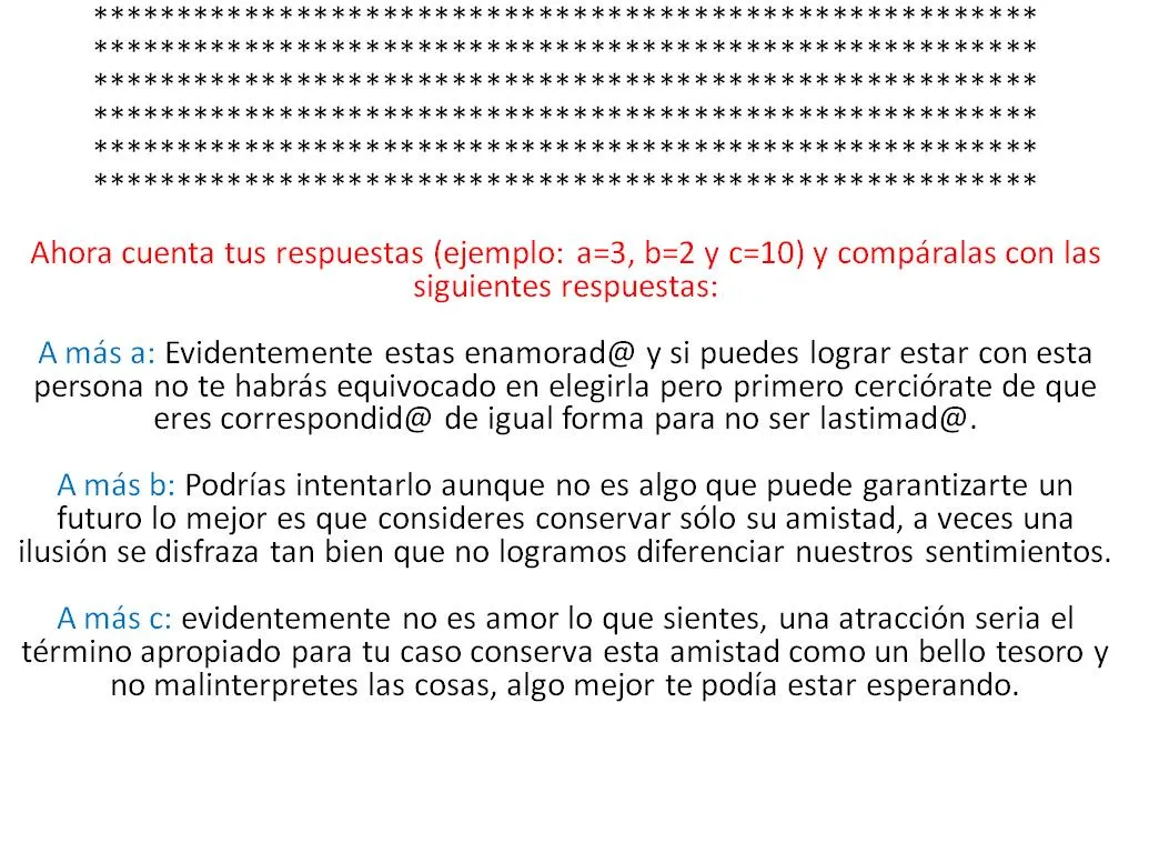 test de amistad | Lamor