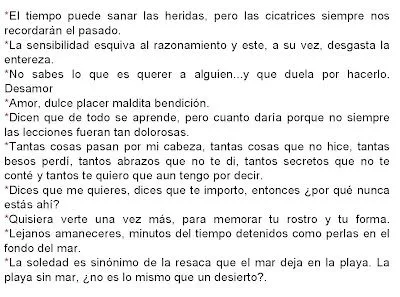 Test Amor Frases Desamor