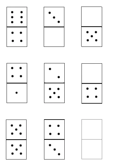 Test de Oposiciones Online: Test De Fichas De Dominó Nº 3