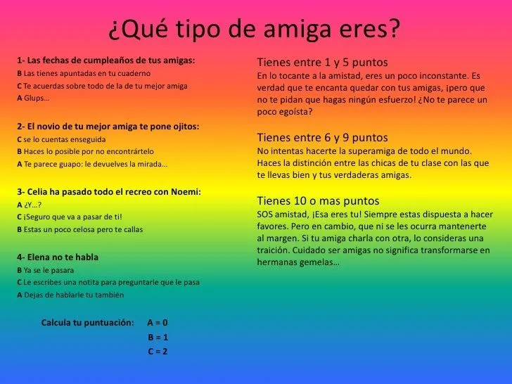 Tests Para Chicas