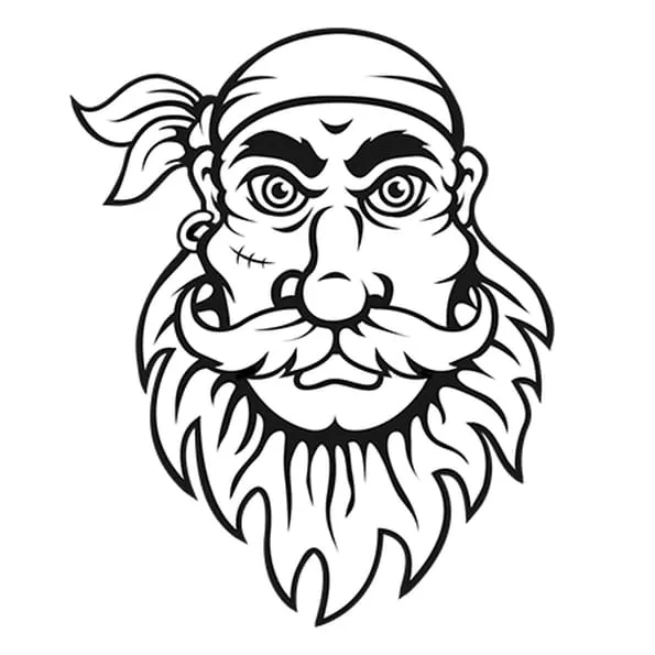 TÊTE DE PIRATE AVEC CICATRICE : Coloriage Tête de Pirate avec ... TÊTE DE PIRATE AVEC CICATRICE : Coloriage Tête de Pirate avec ...