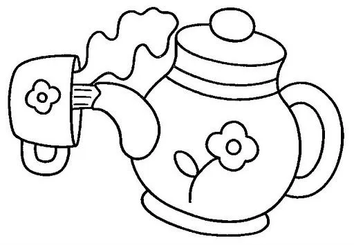 Tetera para pintar - Imagui