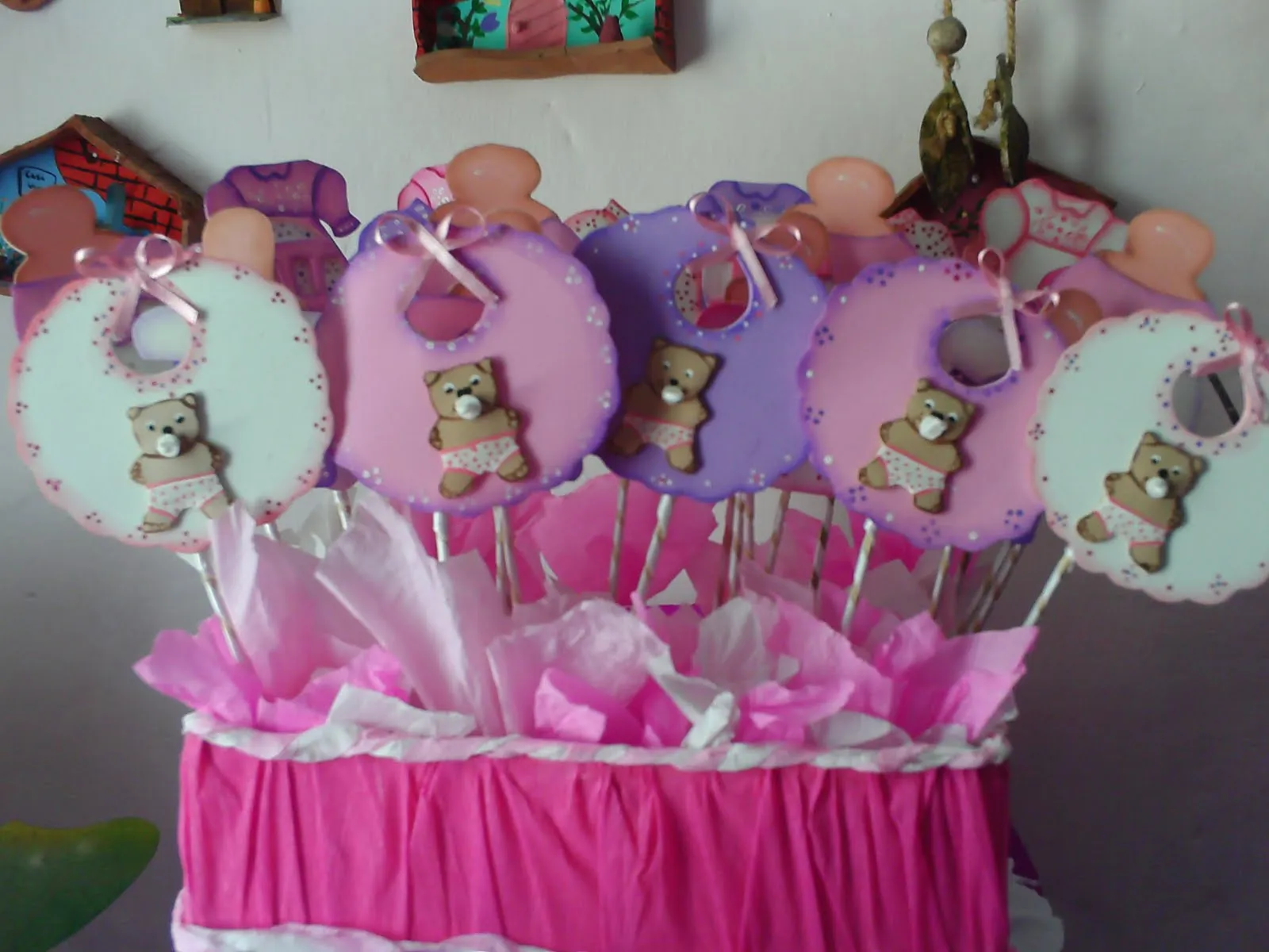 Tetero en foami baby shower - Imagui