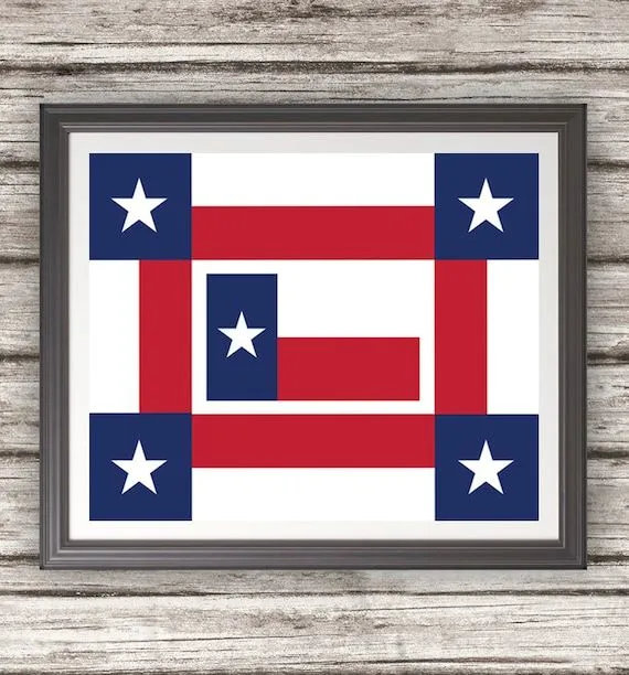Texas cinco banderas roja lámina azul pared decoración arte - Etsy México Texas cinco banderas roja lámina azul pared decoración arte - Etsy México