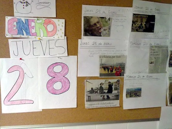 Texto casi Diario » Blog Archive » Periódico mural con recortes ...