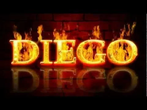 Texto de Fuego en movimiento - YouTube