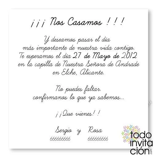 texto para invitaciones de boda civil originales - Buscar con ... texto para invitaciones de boda civil originales - Buscar con ...