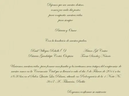 Texto de invitaciones de boda - Foro Manualidades para bodas ...