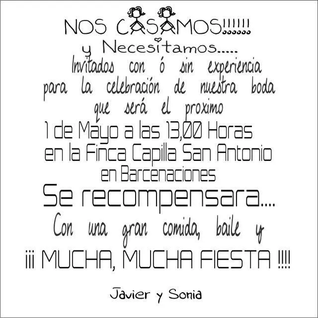 texto invitaciones de boda originales y divertidas - Buscar con ... texto invitaciones de boda originales y divertidas - Buscar con ...