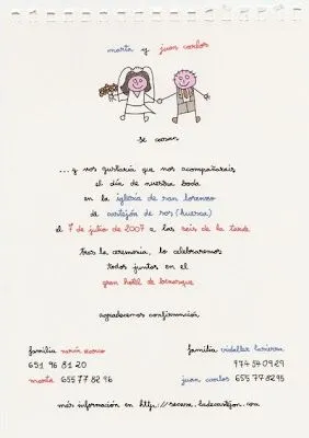 Blog Chica 15: Texto para invitaciones de boda Blog Chica 15: Texto para invitaciones de boda