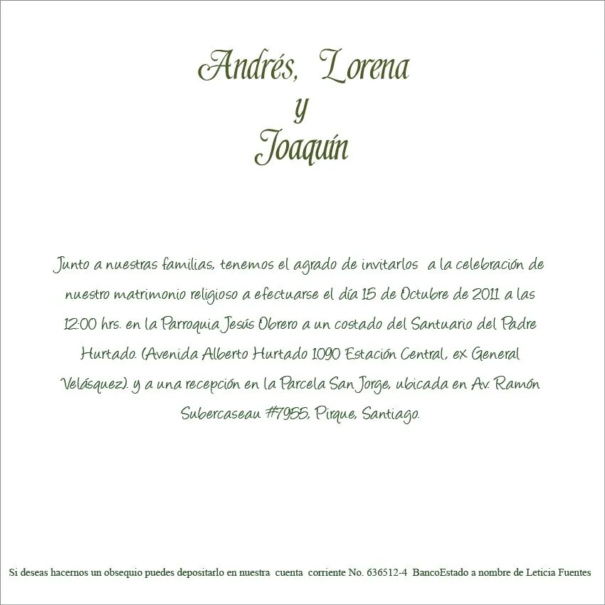 Texto para los Partes | Un espacio para compartir consejos sobre ... Texto para los Partes | Un espacio para compartir consejos sobre ...
