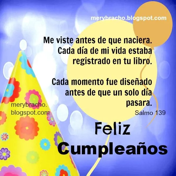 Textos biblicos para cumpleaños - Imagui