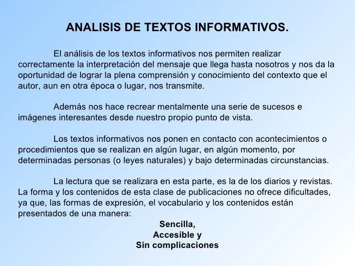 Textos Informativos