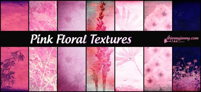 7 texturas florales color rosa para tu Photoshop | Recursos Photoshop