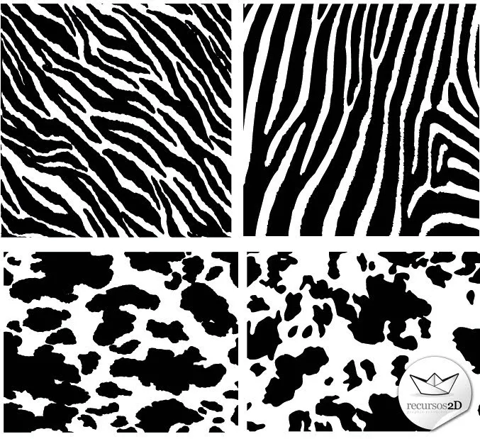 Pieles de animales en vector (Animal Skins in vector) | Recursos 2D.