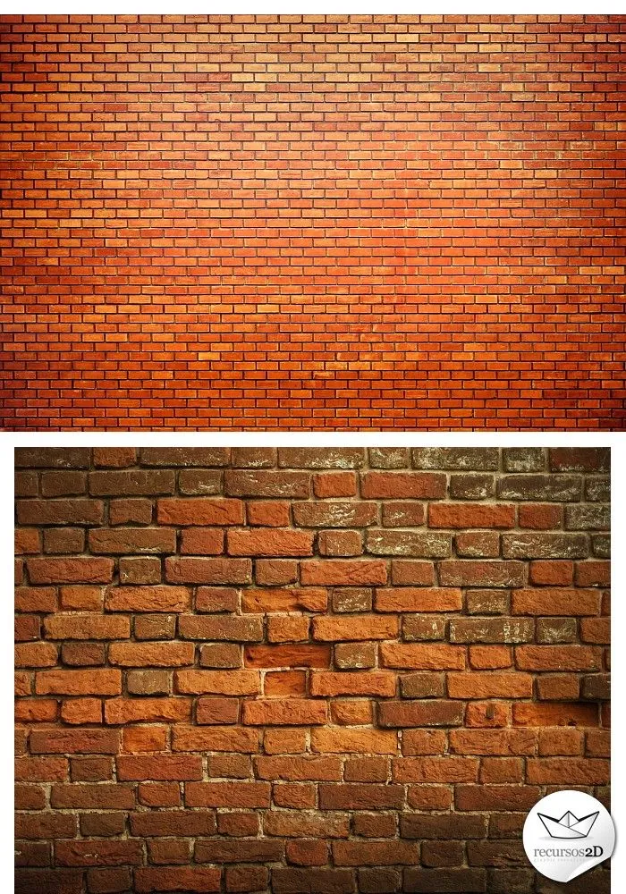 Texturas de pared de ladrillo (Brick Wall Textures) | Recursos 2D.