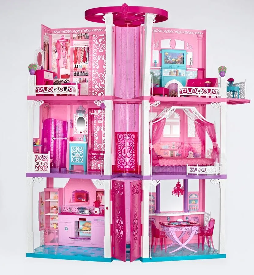 That's a lotta pink: Peek at Barbie's new Dreamhouse