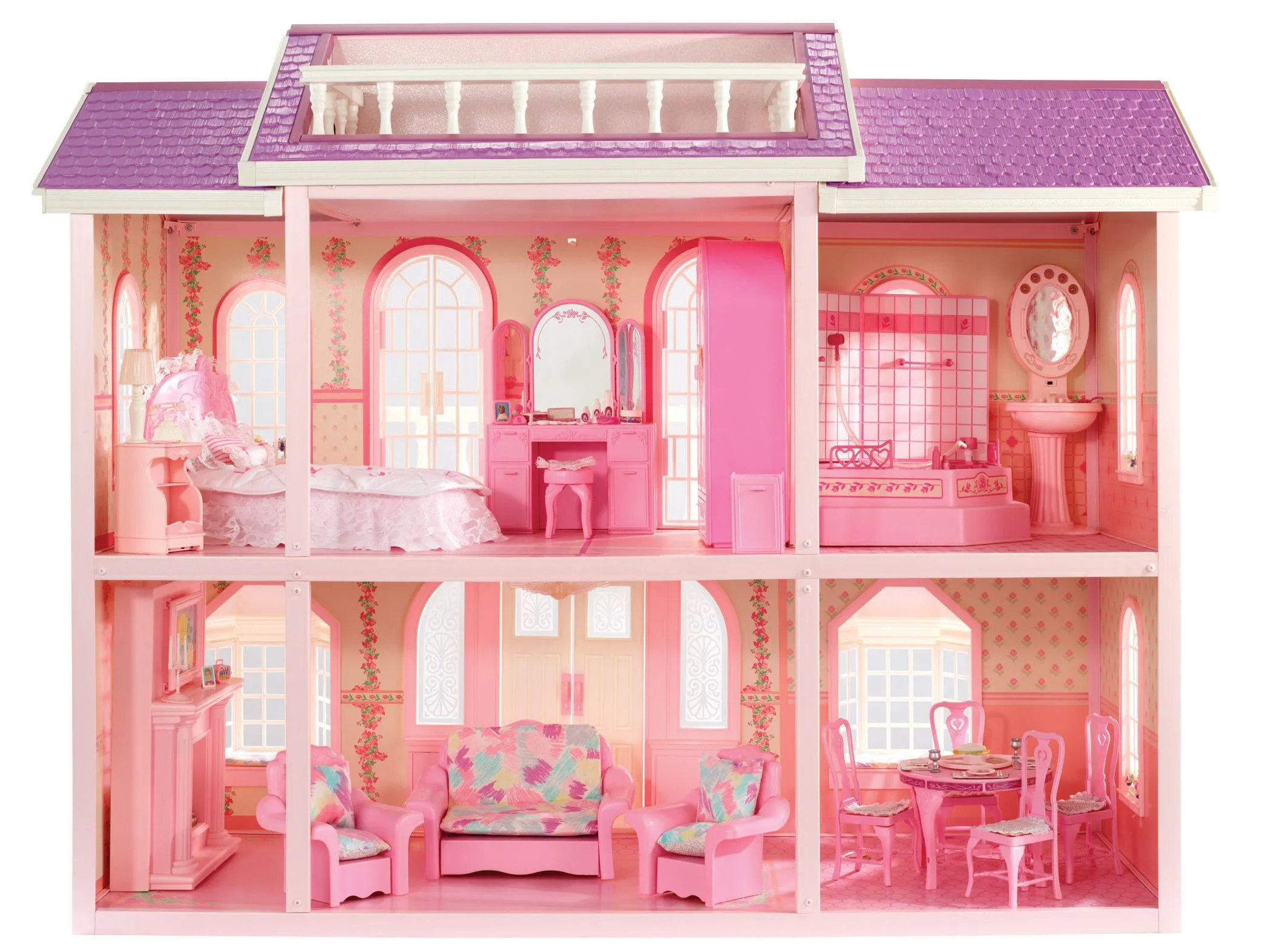 That's a lotta pink: Peek at Barbie's new Dreamhouse