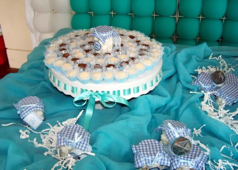 The Baby Shower Fiestas: Decoración de Baby Shower de color Turquesa The Baby Shower Fiestas: Decoración de Baby Shower de color Turquesa