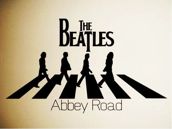 The Beatles Abbey Road Wall Sticker Walk Bedroom Wallpaper ... The Beatles Abbey Road Wall Sticker Walk Bedroom Wallpaper ...