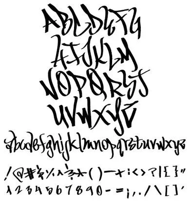 the best graffiti: Alfabeto Graffiti Black Letters the best graffiti: Alfabeto Graffiti Black Letters